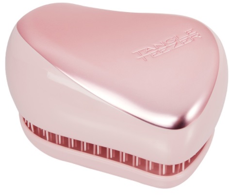 TANGLE TEEZER расческа Compact Styler Pink Matte Chrome