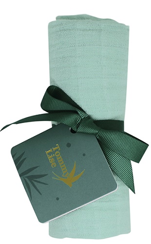 Пеленка детская муслиновая TOMMY LISE Dreamy Green 70*70 ref.701326