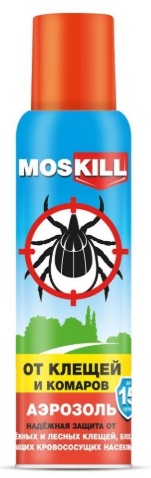MOSKILL аэрозоль от клещей и комаров 150 мл Москилл