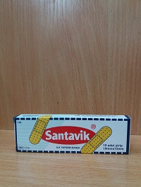 Лейкопластырь бактерицидный "Santavik" 19 мм-72мм № 10