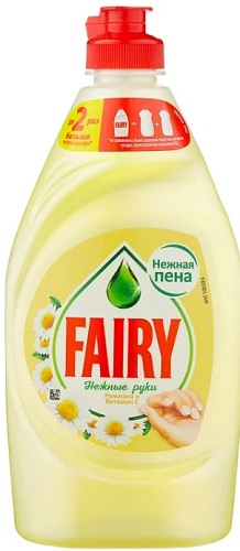 FAIRY Средство для мытья посуды Ромашка и Витамин Е 450мл