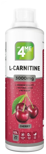 Л-Карнитин L-Carnitine concentrate 3000 500мл Вишня 4me Nutrition  &