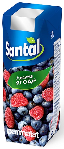 Santal Лесные ягоды 250мл Напиток т/пак