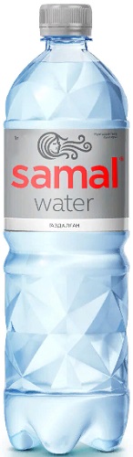 Samal Вода с газом 1л питьевая ПЭТ