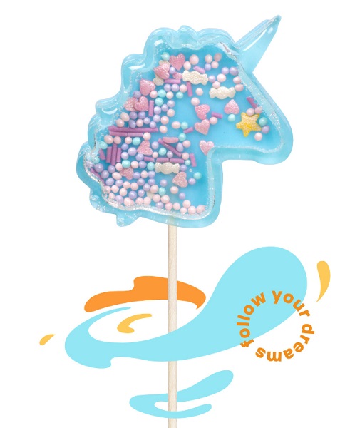 Карамель на палочке SWEET NESS Погремушка Единорог 30г