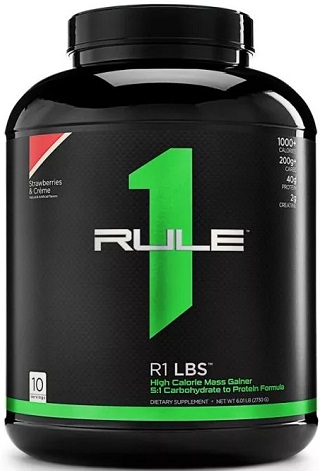 Rule 1 LBS 6lbs Клубника со Сливками Гейнер