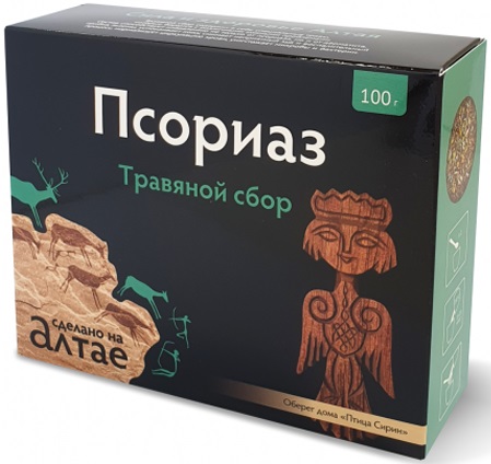 Сделано на Алтае Псориаз 100г Фитосбор