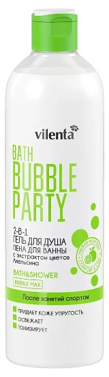 7 Days Гель для душа-пена для ванны 2в1 После занятий спортом с экстрактом цветов Апельсина 400 мл