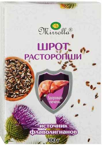 Шрот Расторопши 100г Мирролла  & Mirrolla
