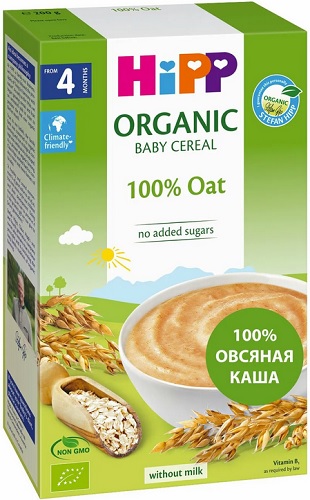 Хипп Каша безмолочная Овсяная 200г 