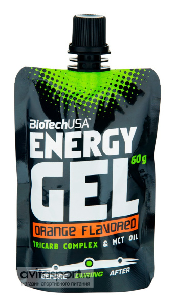 BioTech Energy gel Энерджи гель 60г Апельсин