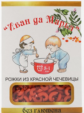 Иван да Марья Рожки из Красной Чечевицы 400г