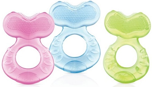 Прорезыватель 0м+ NUBY силиконовый цв.в асс. арт.ID630