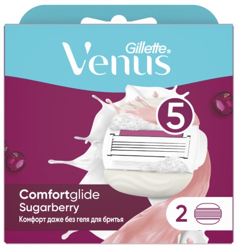 Кассеты сменные GILLETTE Venus ComfortGlide (2шт) 80822690