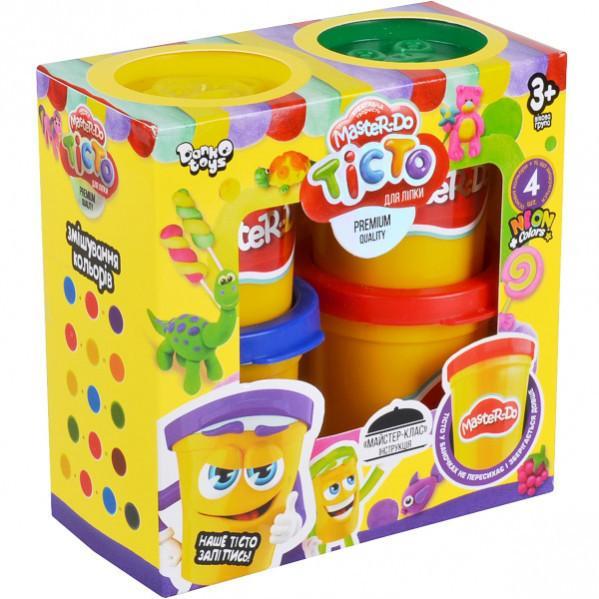 DANKO TOYS Master Do Тесто для лепки 4 банки Набор креативного творчества ( 78152 )