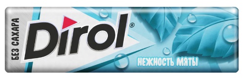 DIROL Жевательная резинка Нежность мята 10 шт