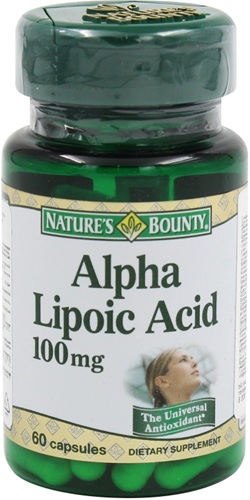 Nature's Bounty Альфа -липоевая кислота 100 мг №60капс