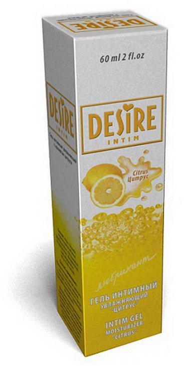 Лубрикант DESIRE Цитрус 60 мл Увлажняющий Гель-смазка