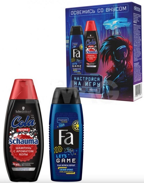 Подарочный набор Shauma Cola и Fa Lets Game