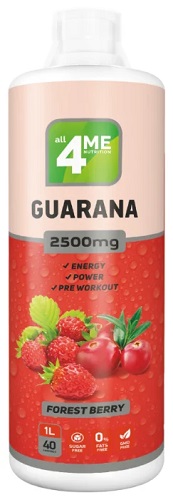 Гуарана 2500мг 1000мл Лесные Ягоды 4me Nutrition  &