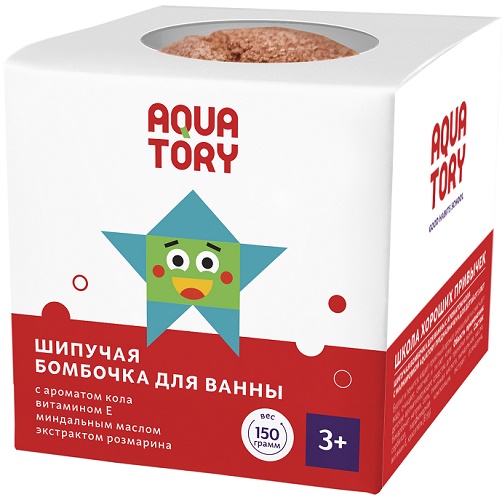 AQUA TORY Шипучая Бомбочка для ванны 150 гр Кола ( 23911 ) #