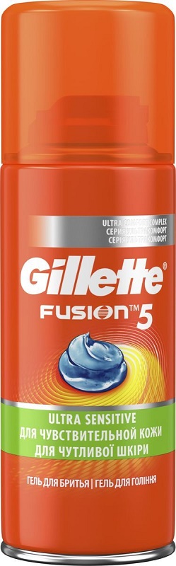 GILLETTE гель для бритья Hydro Gel Sensitive Skin для чувствительной кожи 75 мл 81689558