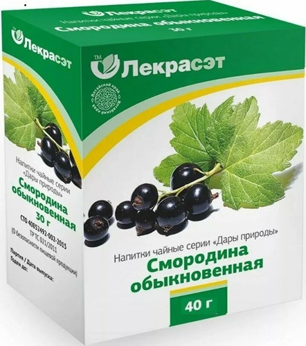 Лекрасэт Смородина обыкновенная листья 40г 