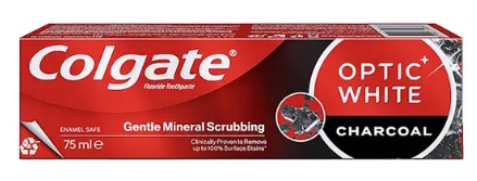 Зубная паста COLGATE Optic White Древесный уголь 75 мл 