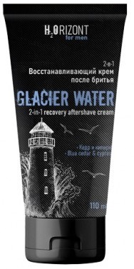 Крем после бритья 2в1 восстанавливающий Glaciar Water 110 мл Horizont