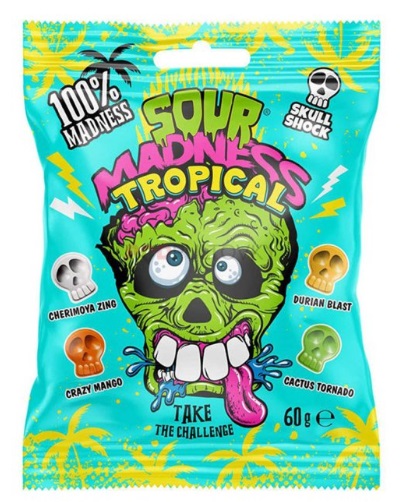 Леденец Argo Sour Madness Tropical 90г