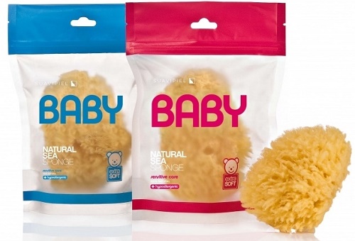 Губка для купания малыша SUAVIPIEL BABY натуральная