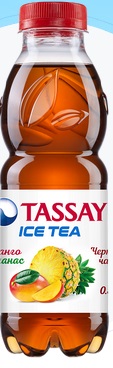 Tassay Ice Tea Черный чай Манго ананас 0,5л Тассай