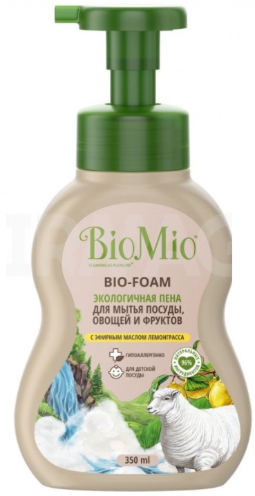 Bio Mio Экологичная пена для мытья посуды Лемонграсс 350 мл