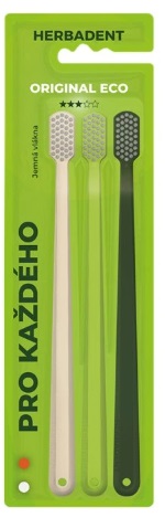 Набор зубных щеток Herbadent Original ECO 3* 3шт