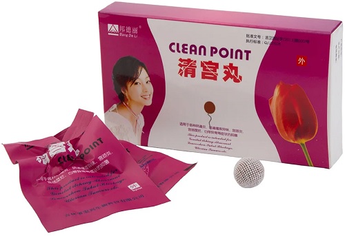 CLEAN POINT китайские лечебные тампоны Тюльпан 1 шт >