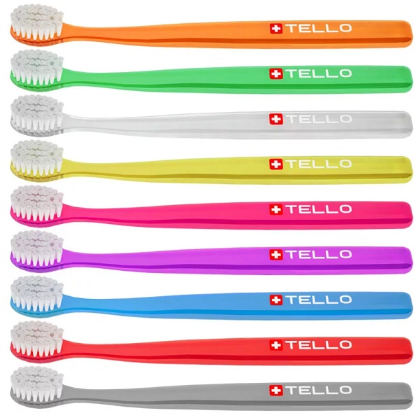 Зубная щетка TELLO Ultra Medium черная арт.3940