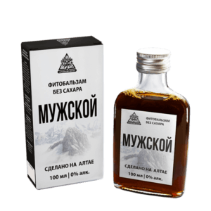 Алтайский нектар Фитобальзам Мужской 100мл без сахара