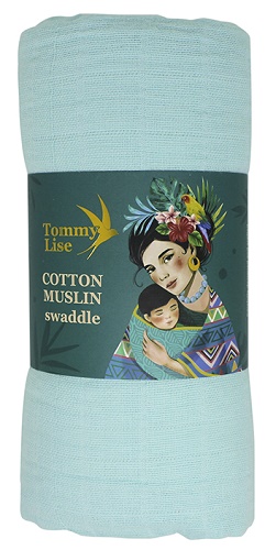 Пеленка детская муслиновая TOMMY LISE Dreamy Green 120*120 ref.701315