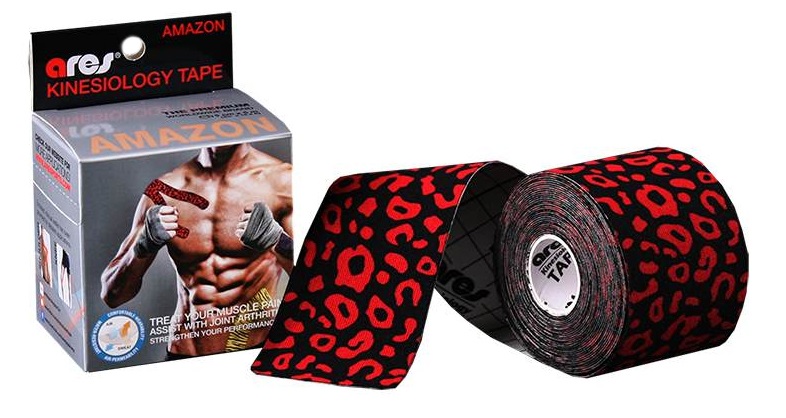 Кинезио Тейп ARES Amazon 5см*5м LEOPARD