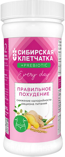 Сибирская Клетчатка Правильное Похудение 2 с пребиотиками 300г