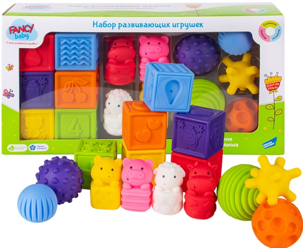 FANCY BABY Набор игрушек Микс развивашек арт.SET1
