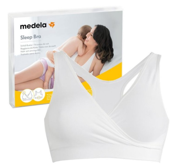Бюстгальтер для Кормящих MEDELA Sleep Bra размер M Белый