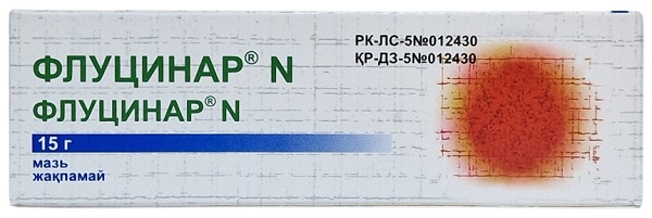 Флуцинар N мазь 15 г ( флуоцинолон, неомицин )