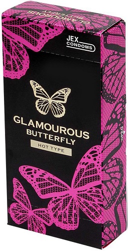 Презервативы JEX Glamourous Butterfly Hot Type 6W 6шт