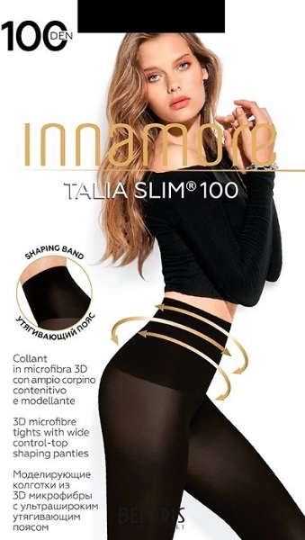 INCANTO коглготки Innamore Talia Slim 100 Den Nero 4