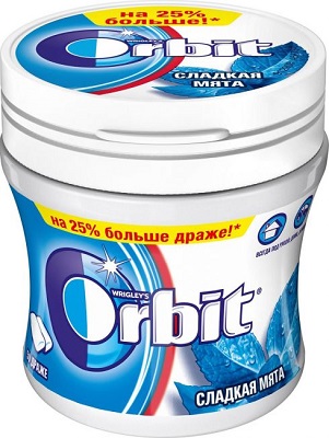 Orbit Сладкая Мята №50 драже Жев. резинка без сахара