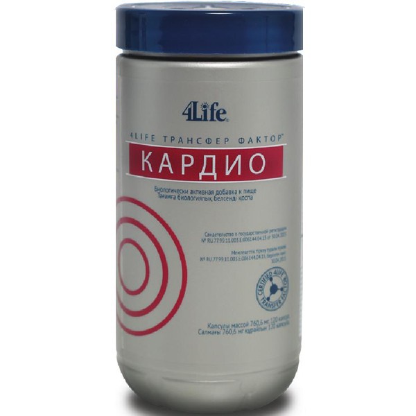 Трансфер фактор Кардио 76,6мг №120капс. 4Life