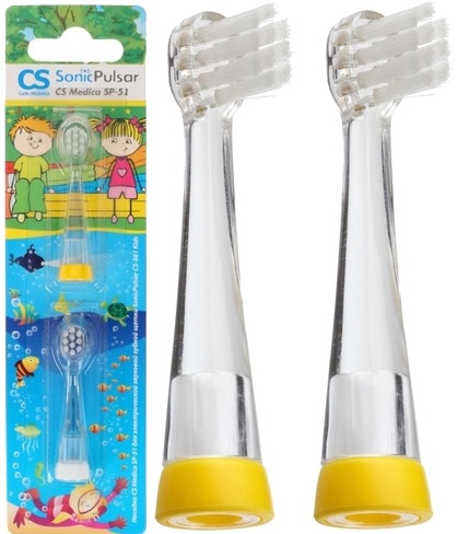 Насадки CS Medica SP-51 для электрической зубной щетки CS-561 Kids 2шт