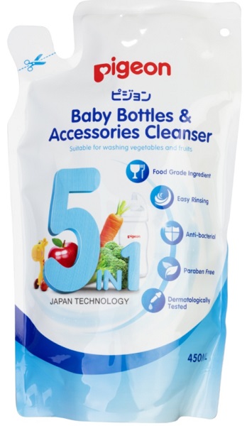 Средство для мытья посуды Baby Bottles & Accessories Cleanser PIGEON 450 мл