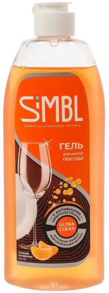 SIMBL средство для мытья посуды с ароматом Сочного мандарина 450мл